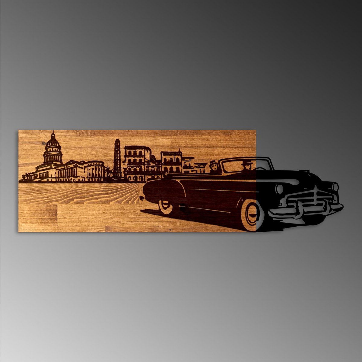 MA-461 Wood Metal Wall Painting