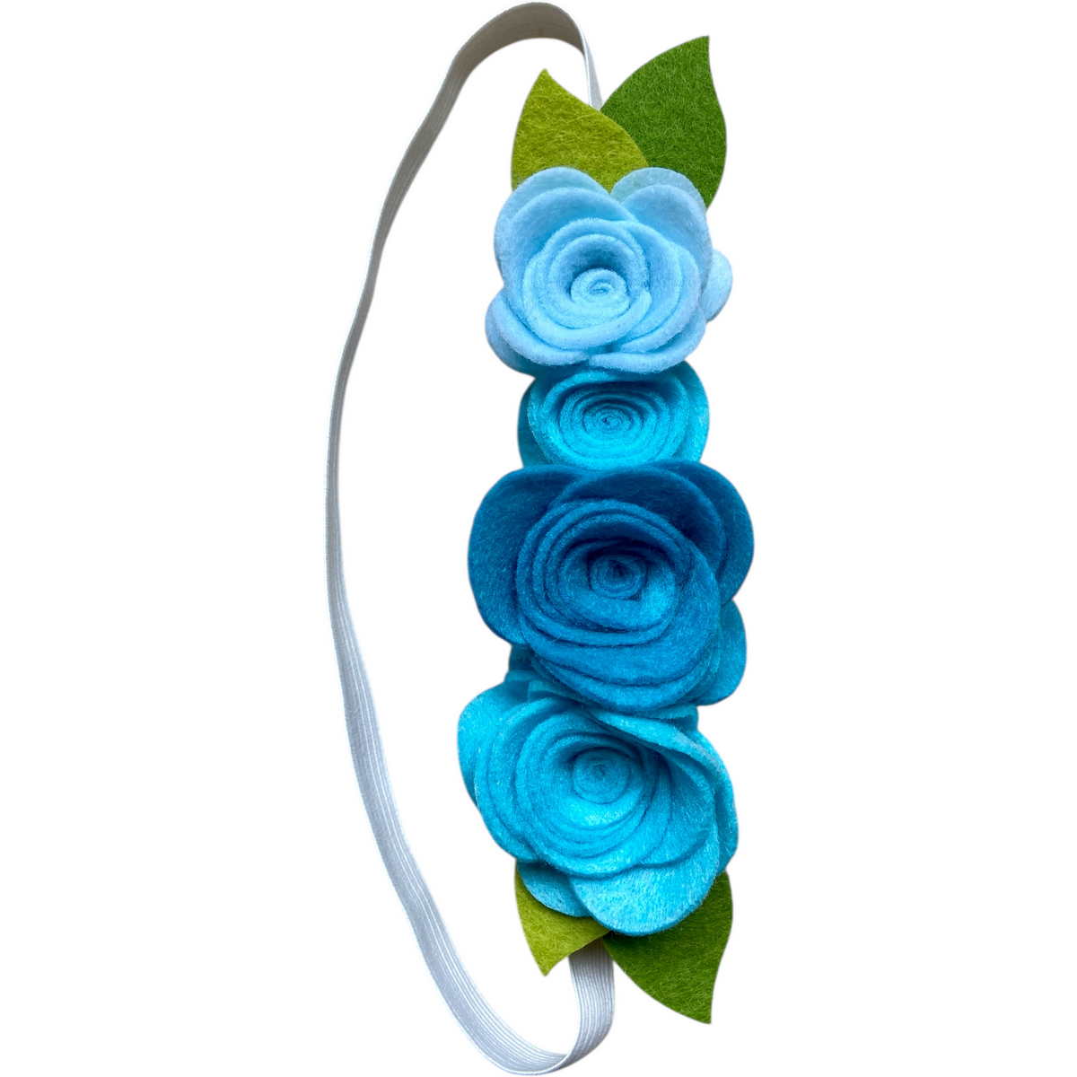 Cinta para el pelo azul DIY