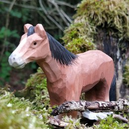 Wudimals® Shire Horse Tierspielzeug aus Holz