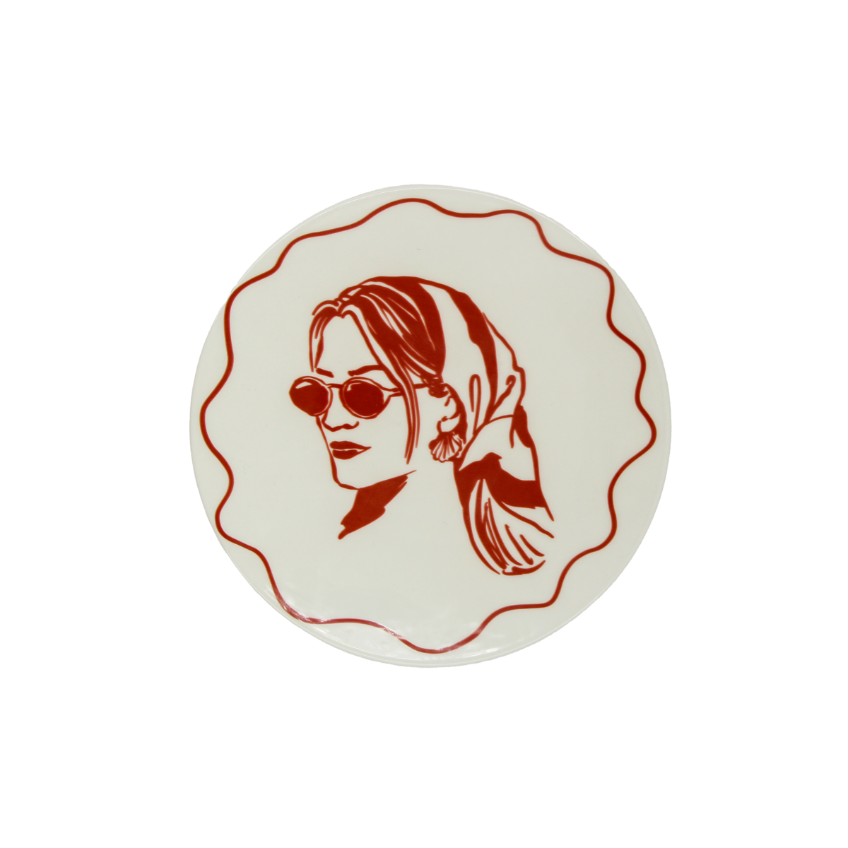 Dessert Plate Terracotta Vacay Mood