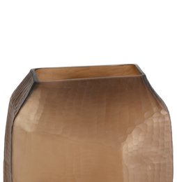 Wazon z brązowego szkła (v14686-380chocolate)