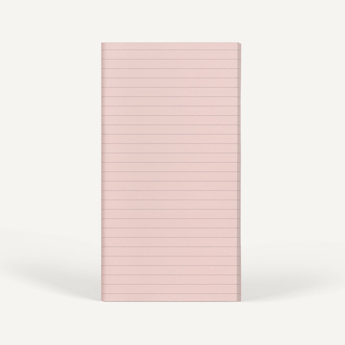 Zero-Waste Notebook RULED — Rose Color