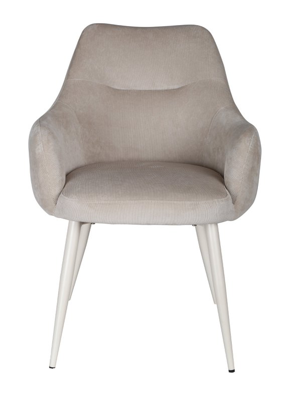 Chaise de salle à manger Ivy - Côtelé Beige