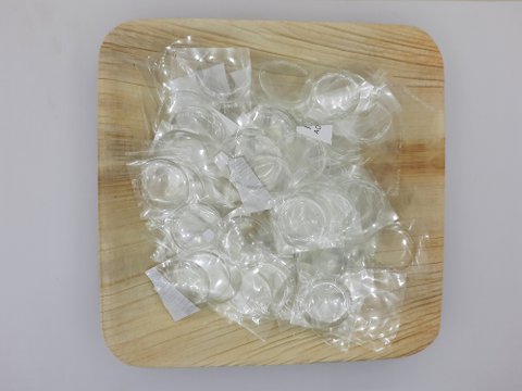 #7 Ronde plastic stickers