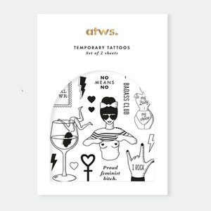 GrlPwr - Tattoo set