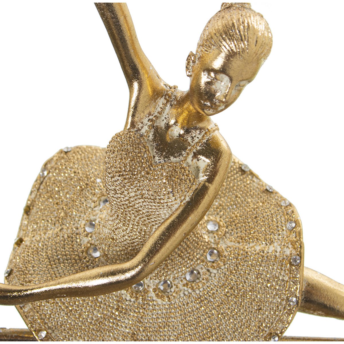 FIGURA ZŁOTA Tancerka 24X11X37CM ST49799
