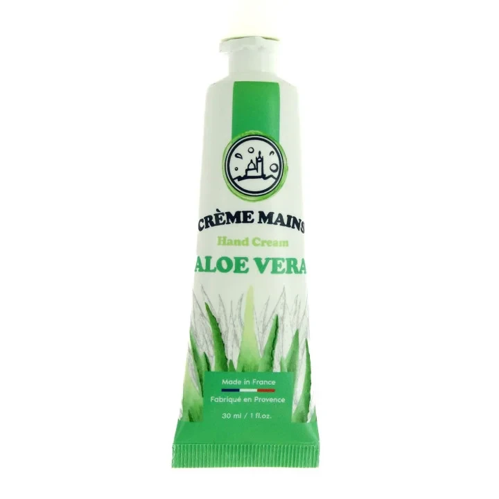 6x Aloe vera handcreme 30ml - Handcrème with aloe vera in sheaboter - Marseille soap