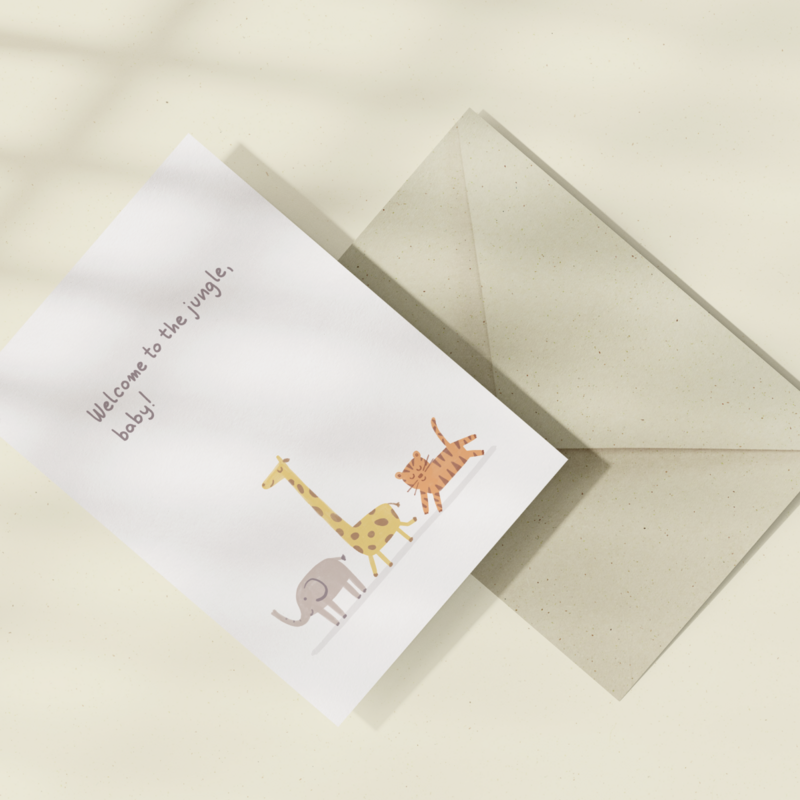 Eco Greeting Card — Welcome to the Jungle