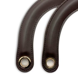 C-Modell-Taschengriff aus PU-Leder mit Feder-O-Ring-Clip