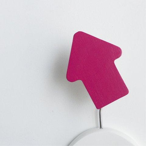 ROZE PIJL MUURHAAK