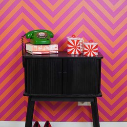 Voorraadpot - Swirl - Rood/Roze - 11x11x11,5cm