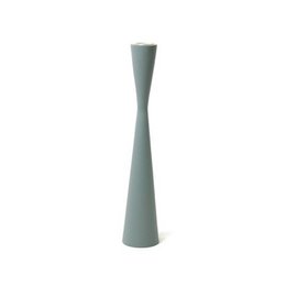 Candleholder wood sandglass 30cm grey