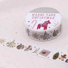 Washi Tape Christmas - Ruban adhésif Masking Tape Suède Dieu Jul