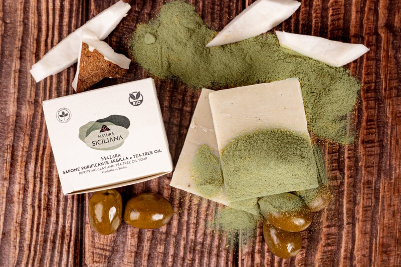 Clay Soap and Purifying Tea Tree Oil