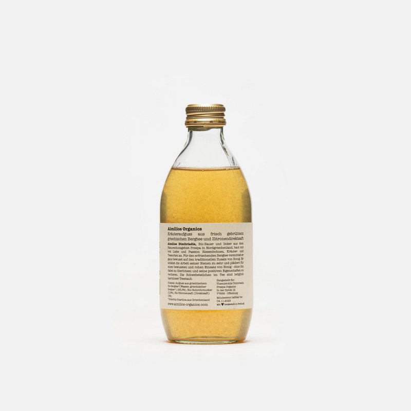 Griechischer Bio-Bergtee 0,33l Flasche (Einweg)