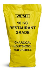 Premium Restaurant quality charcoal 10kg - 100% natural charcoal for BBQ, Kamado, Smoker & Grill - Long -term combustion & high heat