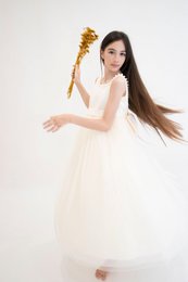 Vestido formal ANABELLA - Melocotón