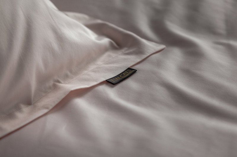 100% Cotton Satin Duvet Cover Set Blush
