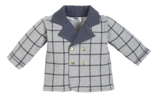0455S BABY BLAZER GRIJS KLEINE HEER