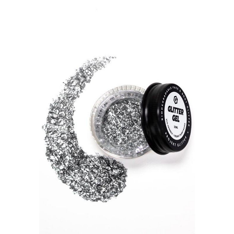 Silver Glitter Gel
