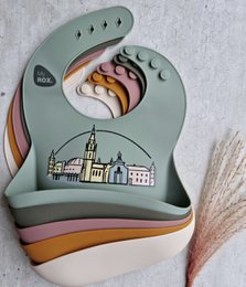 Silikon-Lätzchen Breda Burlwood