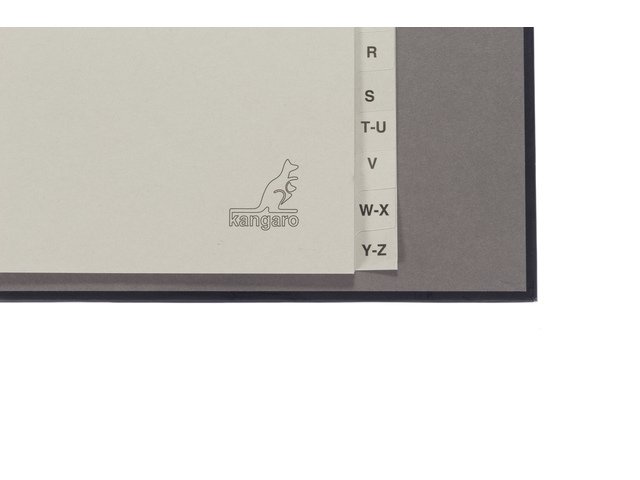 ECO Tab Kangaro A4 letters 180gr gray cardboard 4r 20pcs FSC