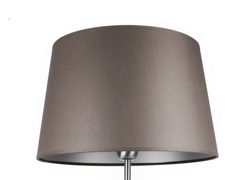 Lampshade fabric dark gray / inside silver 33/27/20 cm