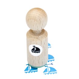 Segelboot-Ministempel