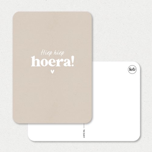 Kaart | Hiep hiep hoera