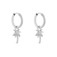 EARRINGS MINIMALISTIC PALM TREE