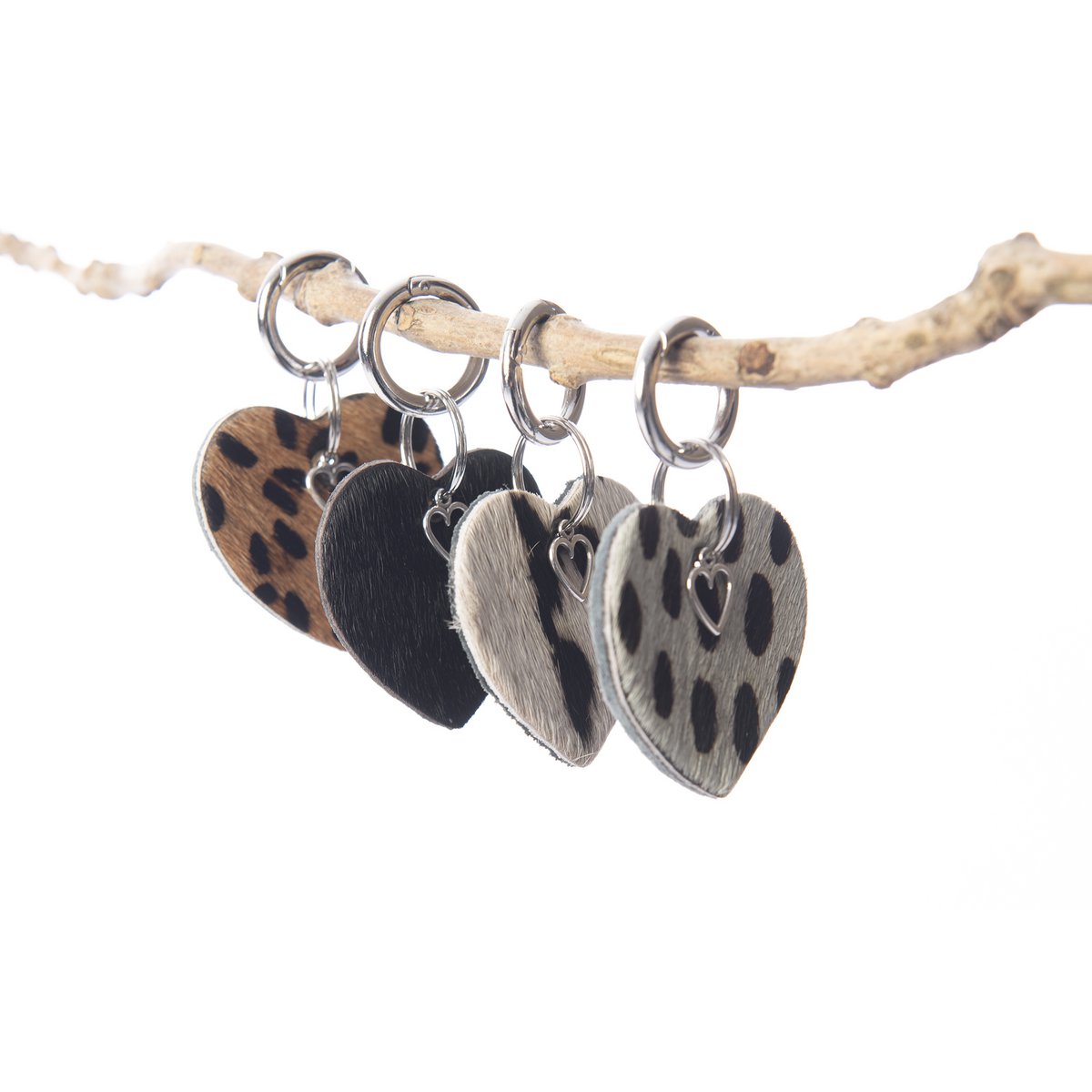 Appendiborsa cuore Nero con charm