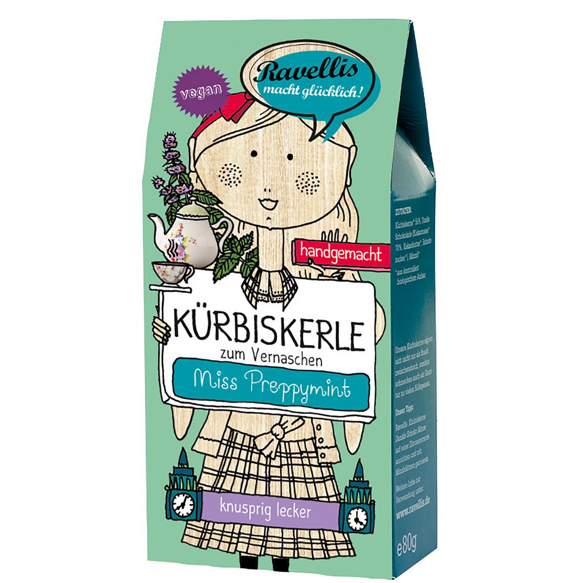 Pompoenpitten - Pure chocolade en munt
