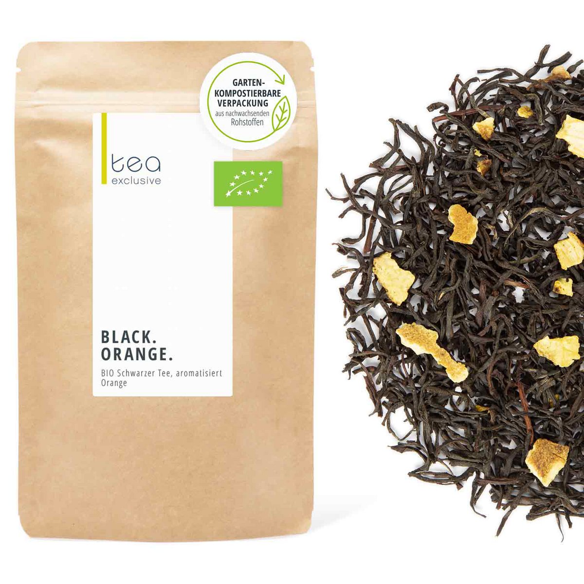 Orange noir, thé noir biologique, 125g