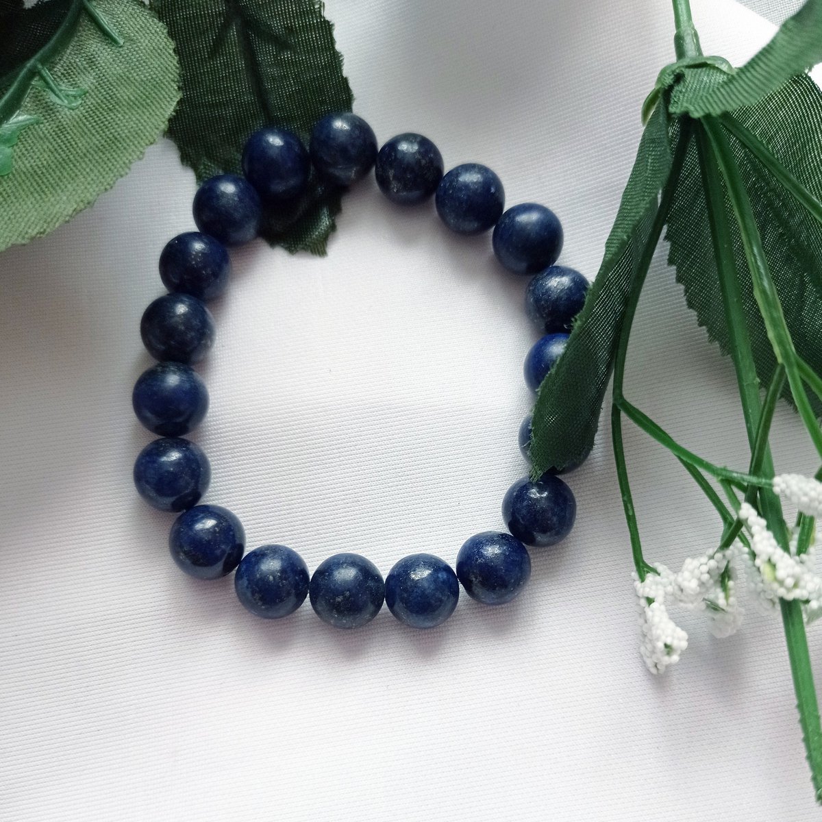 Lapislazuli Stretch-Armband von nlanlaVictory