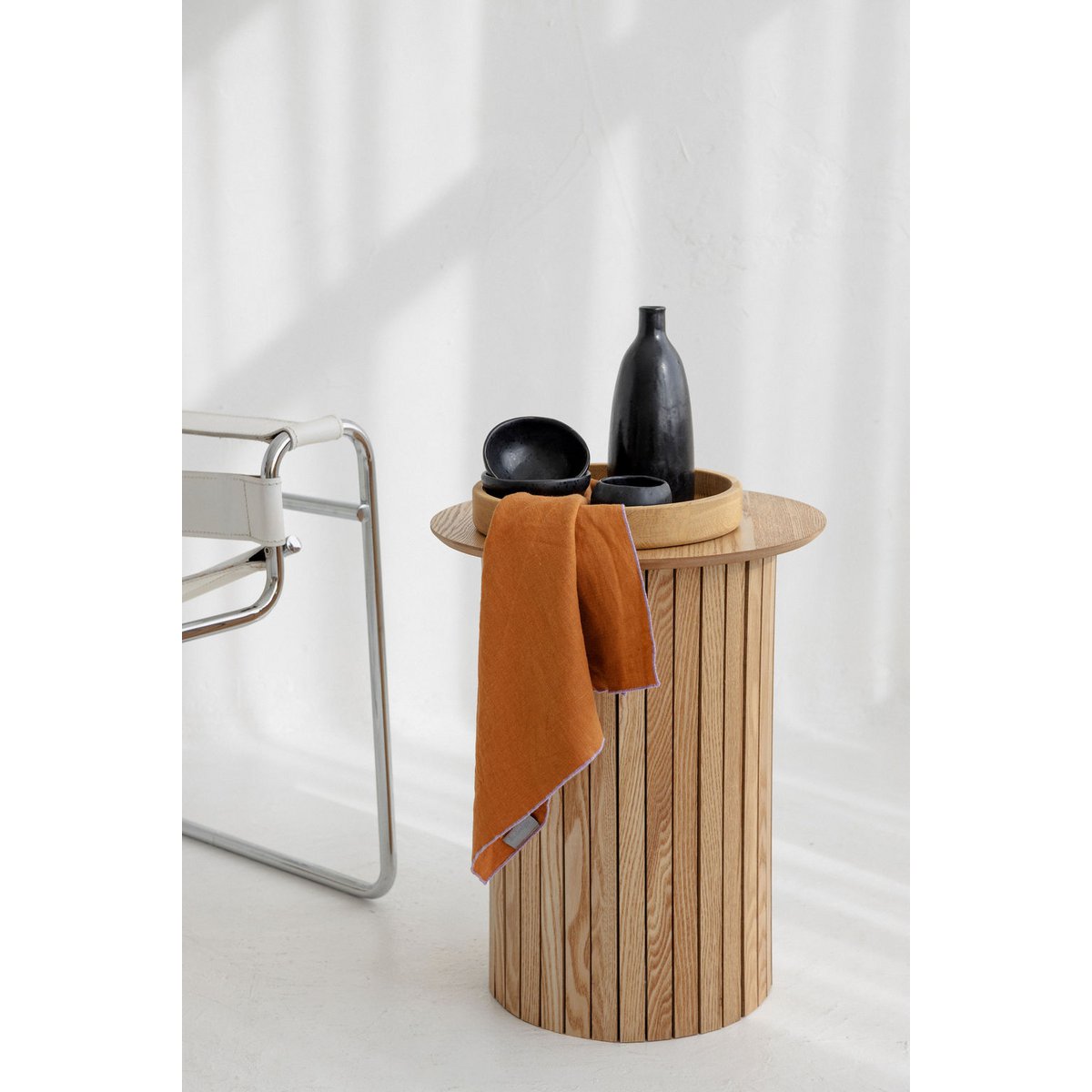 TAPKINS CLAY & LILAC DETTAGLIO DETTAGLIO (SET DI 2 PERSONE) / LINENZA 100%