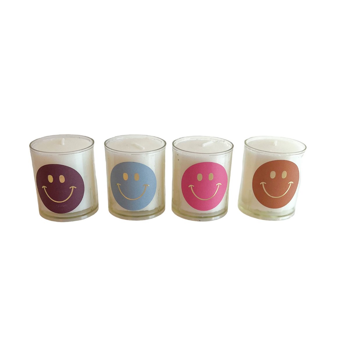 Sfeerkaarsje Smiley Multicolor