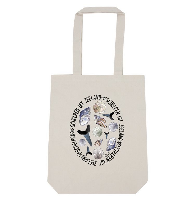 Tote bag Schelpen uit Zeeland