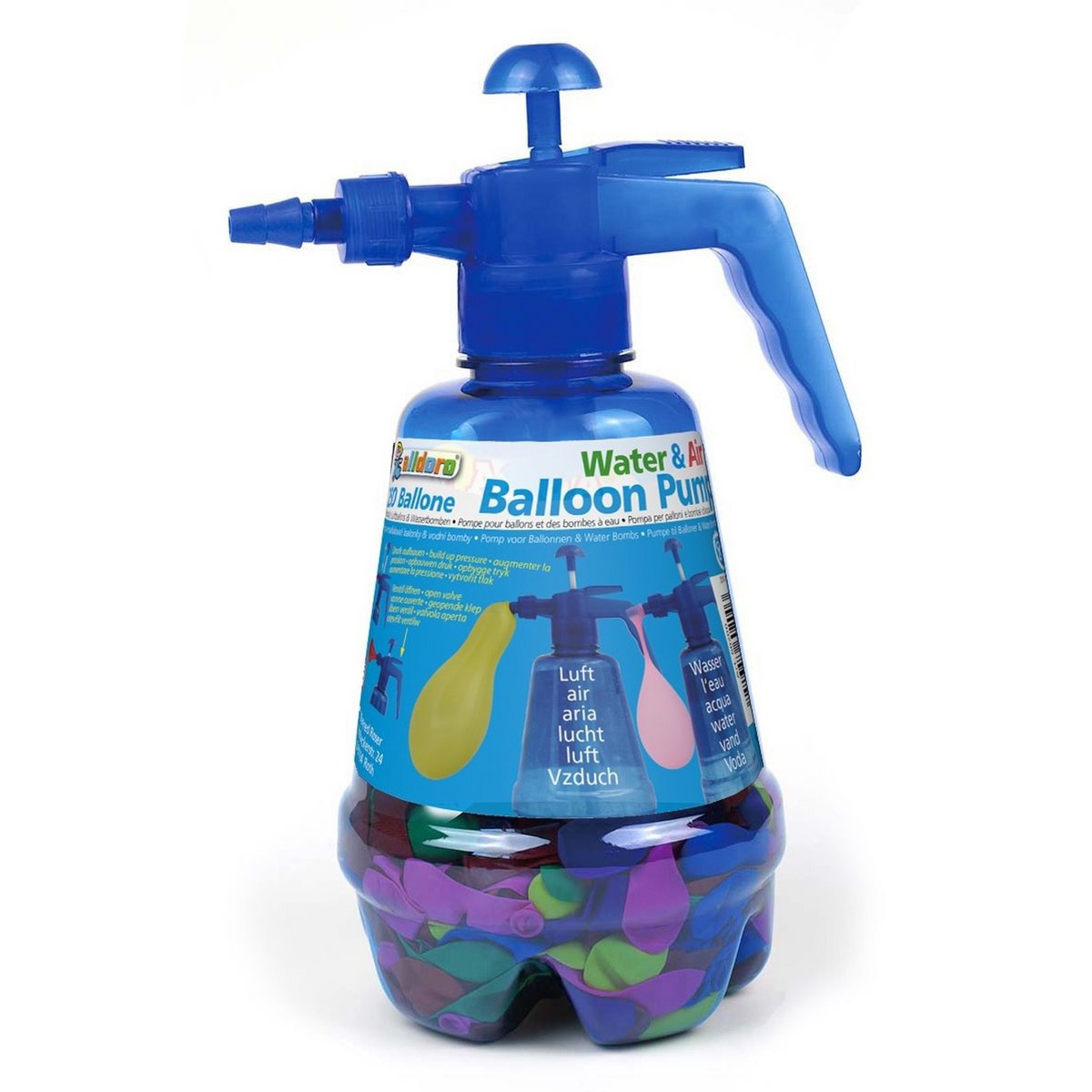 Water & Air Wasserbomben Pumpe, inkl. 250 Ballons