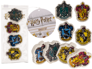 Eraser, Harry Potter, set of 4