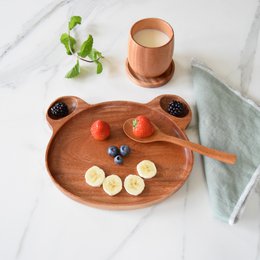 Handmade Cutlery - Dessert Spoon 18 cm - Eco-friendly - Khaya wood