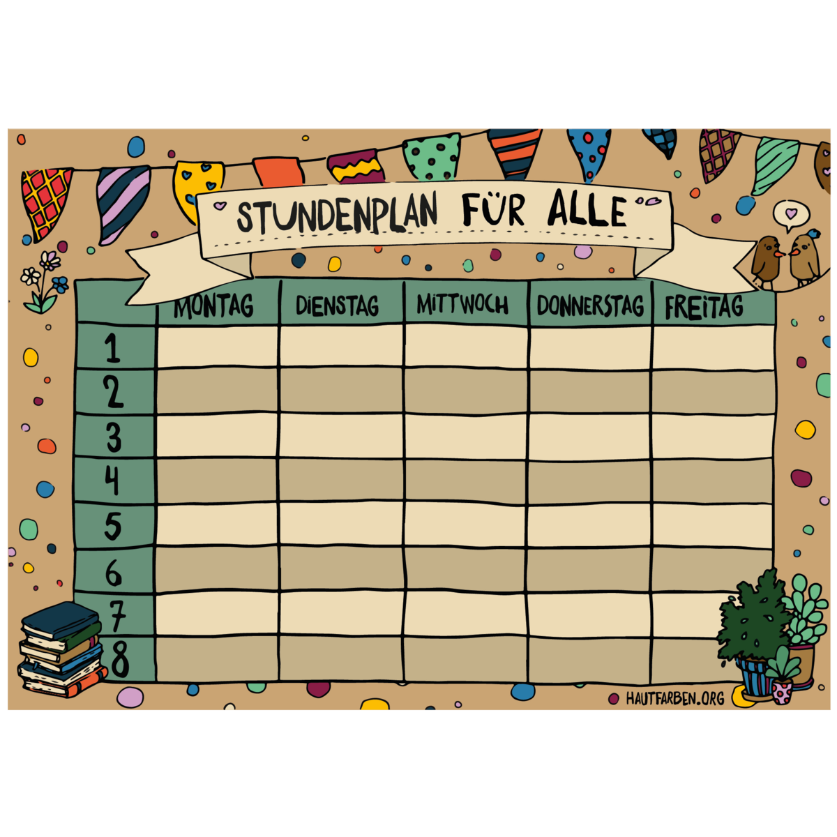 Stundenplan für alle