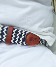 Geschenkdoos riem Peter en witte gestreepte sokken