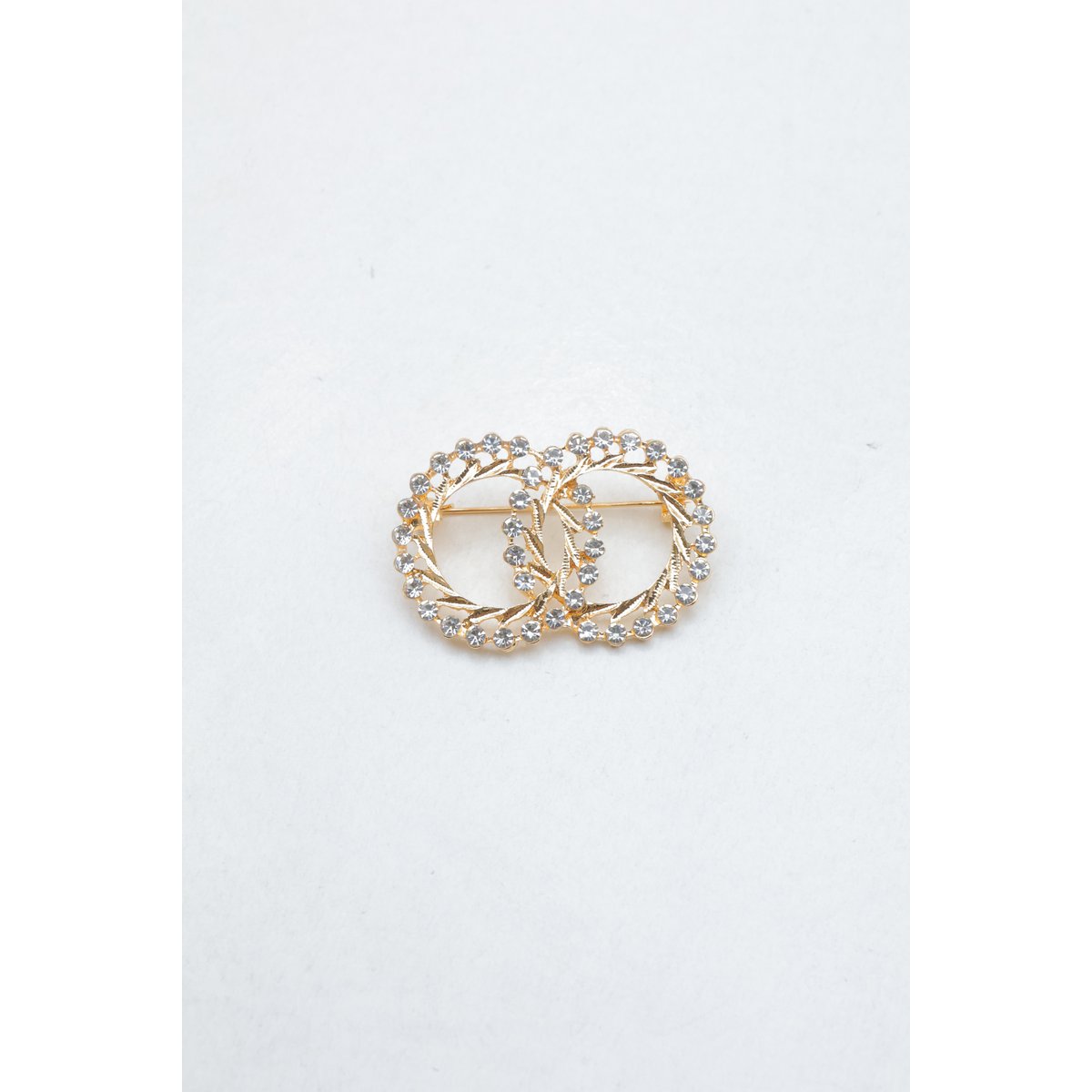 Fin messing broche