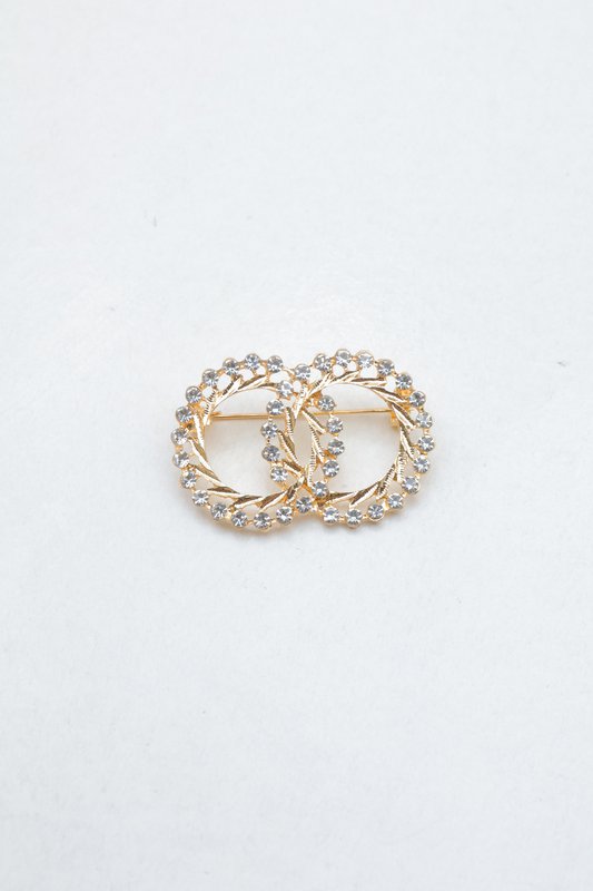 Fin messing broche