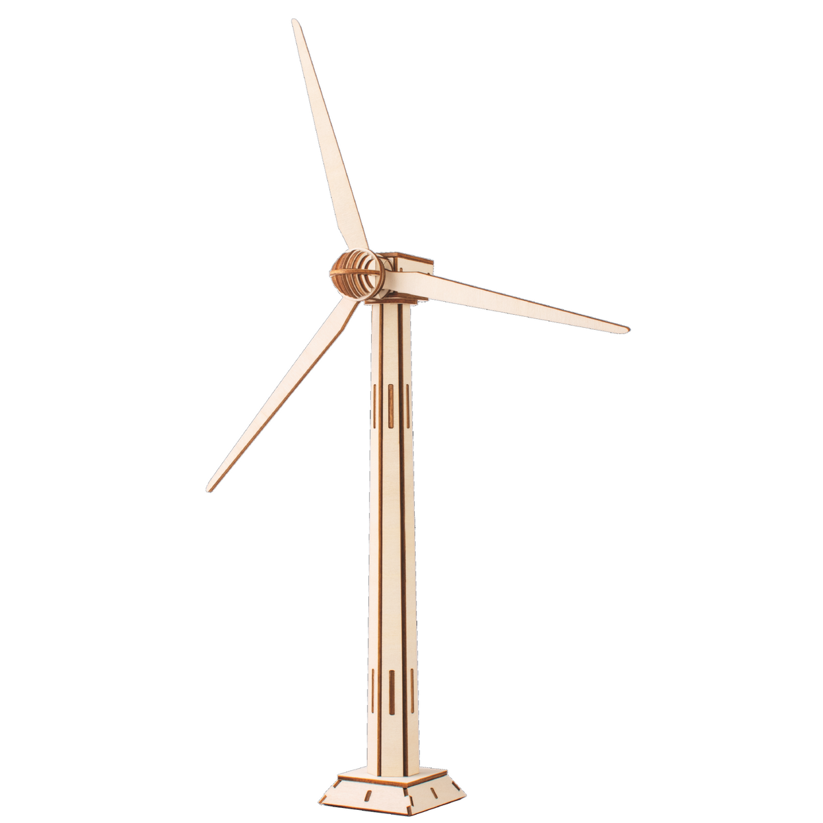 Building kit 3D Puzzle Wind turbine - wood