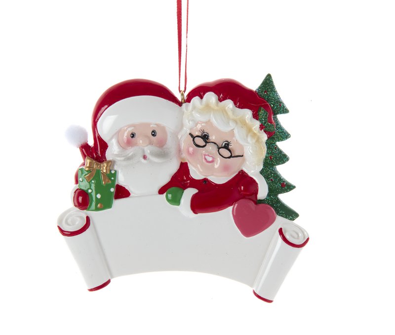 RESIN SANTA & MRS. CLAUS
