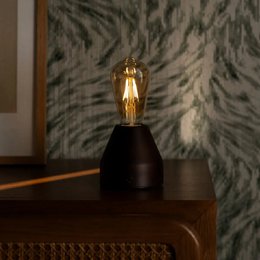 Lampada da tavolo ricaricabile Zavi Marrone Scuro