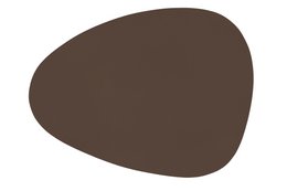Dækkeserviet TOGO - Vegansk læder - Sten - 42x32 cm