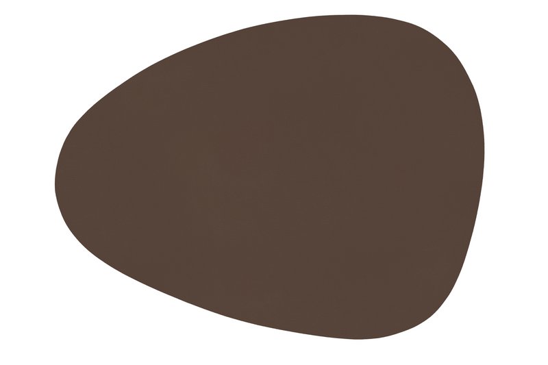 Dækkeserviet TOGO - Vegansk læder - Sten - 42x32 cm