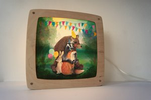 Magic Picture Party with pile of animals